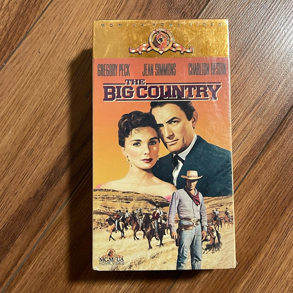 The Big Country SEALED 2 Tape VHS Set Factory Sealed New